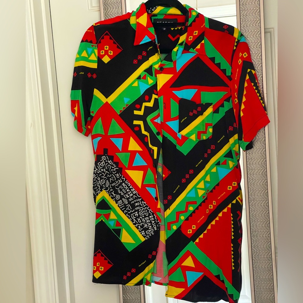 Reason Brand Printed Shirt